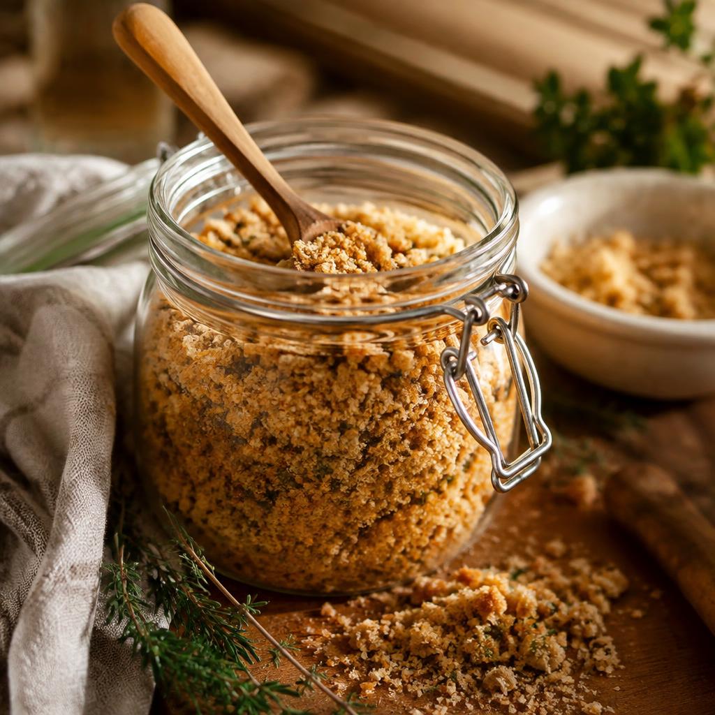 Homemade Sourdough Breadcrumbs